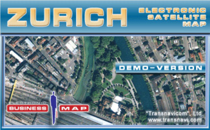 Screenshot of Transnavicom Satellite Map of Zurich